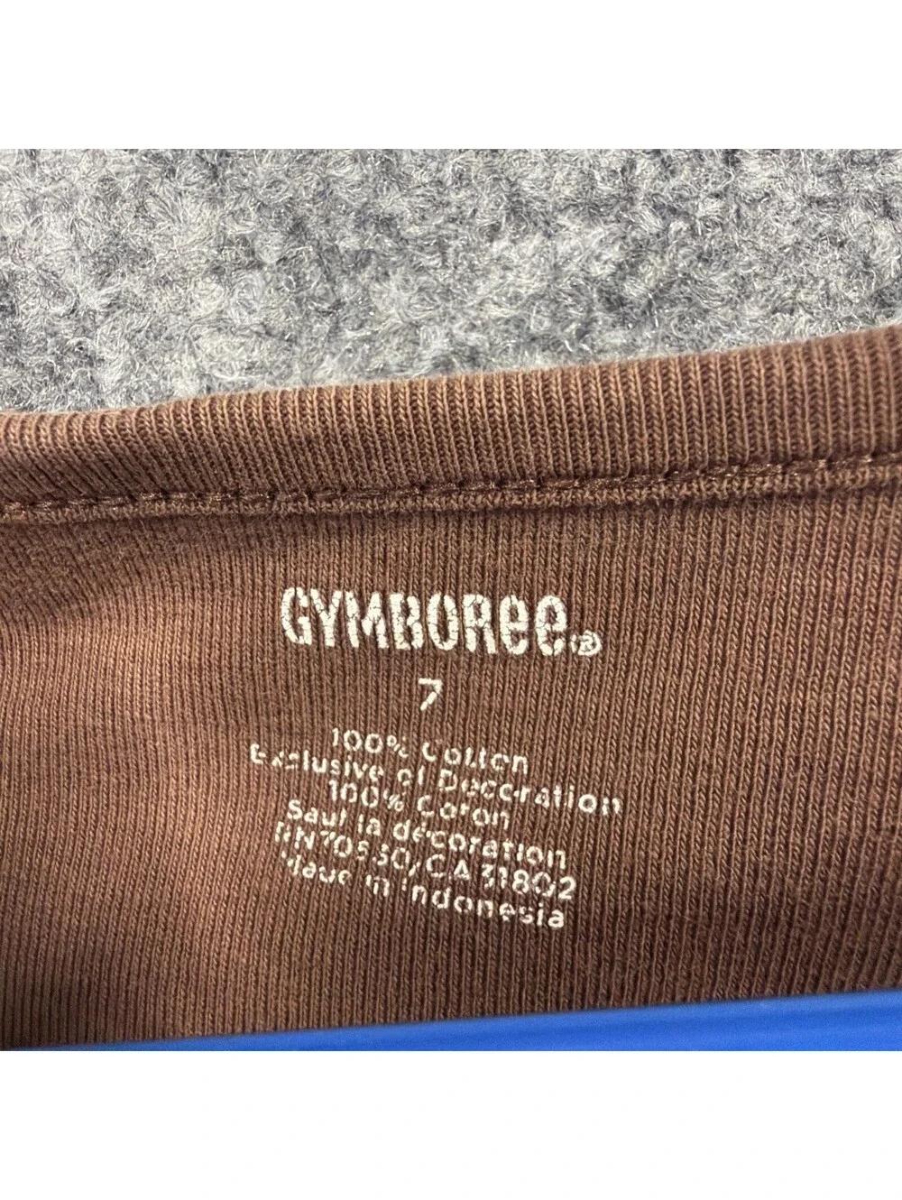 Girls gymboree Brown Long Sleeve Shirt Size 7